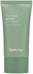 Farmstay~Солнцезащитный крем с экстрактом чайного дерева SPF 50+/PA++++~Tea Tree Biome Calming
