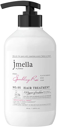 Jmella~Парфюмированная маска-бальзам для волос с ароматом черной смородины~Rose Hair Treatment