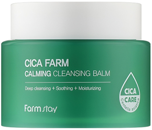 FarmStay~Гидрофильный бальзам с экстрактом центеллы~Cica Farm Calming Cleansing Balm