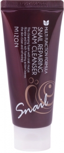 MIZON~Антивозрастная пенка для умывания c муцином улитки~Snail Repairing Foam Cleanser