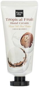 FarmStay~Крем для рук с кокосом и маслом ши~Tropical Fruit Hand Cream Shea Butter